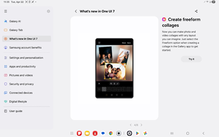 Samsung Galaxy OS 15 Gallery screenshot