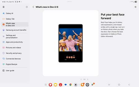Samsung Galaxy Android OS 16 Best Face screenshot