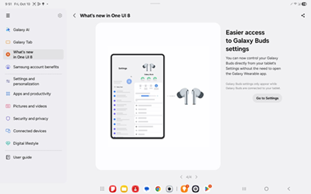 Samsung Galaxy Android OS 16 Galaxy Buds screenshot
