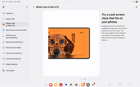 Samsung Galaxy Android OS 16 Lock Screen screenshot
