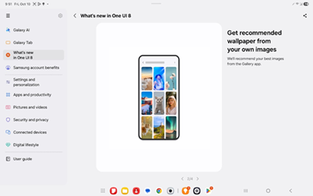 Samsung Galaxy Android OS 16 Wallpaper screenshot