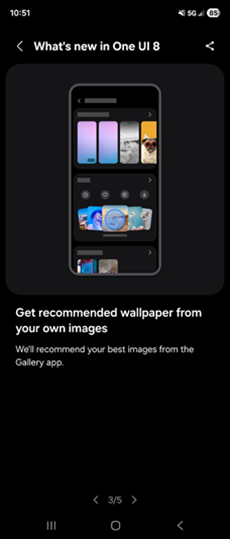 Samsung Galaxy Android OS 16 Wallpaper screenshot