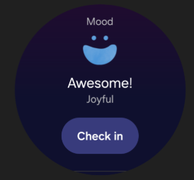 Galaxy Watch Gear OS Mindfulness screenshot