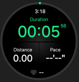 Galaxy Watch Gear OS Running Coach screenshot