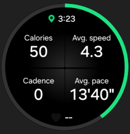 Galaxy Watch Gear OS Running Coach screenshot